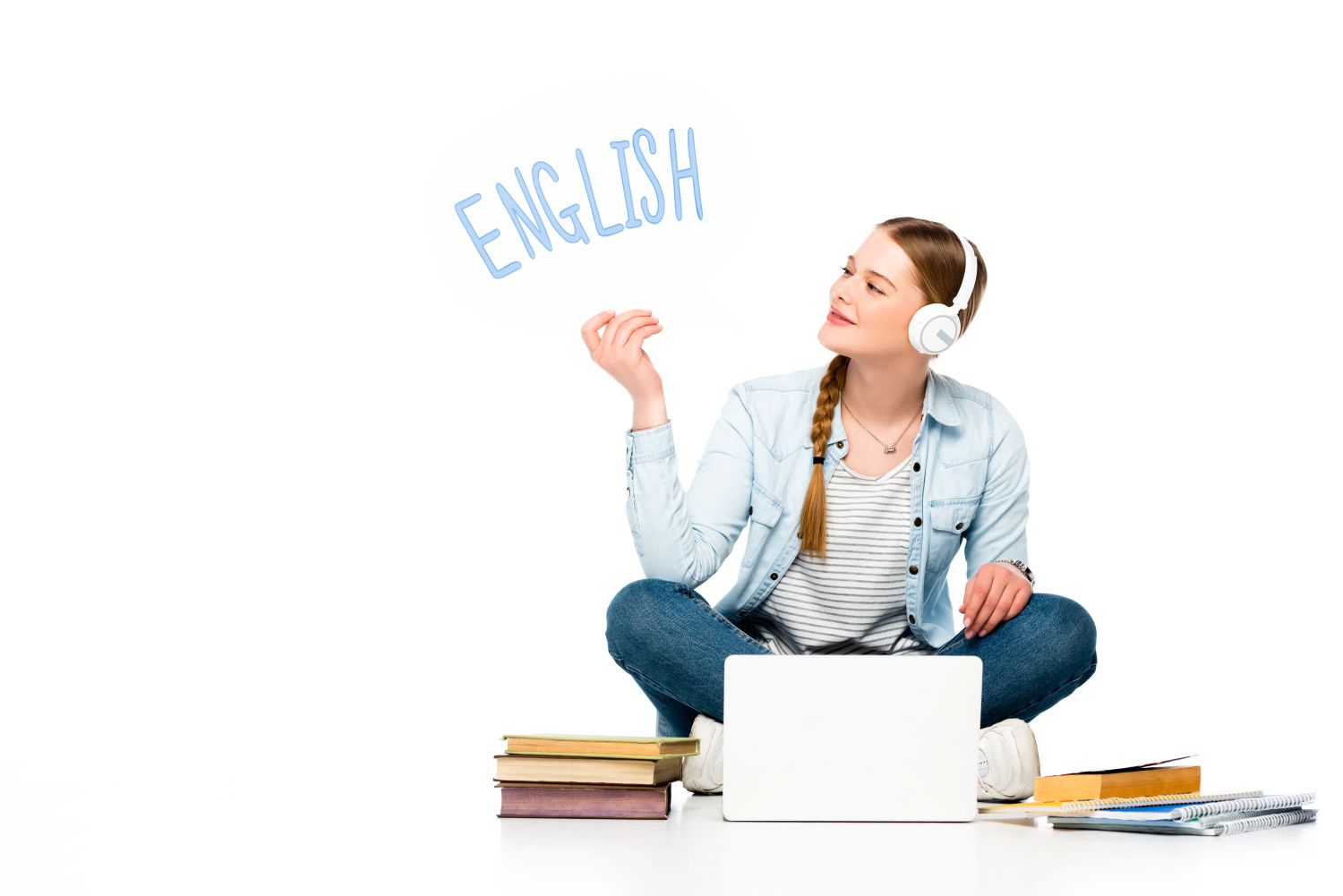 Learn English on your own.